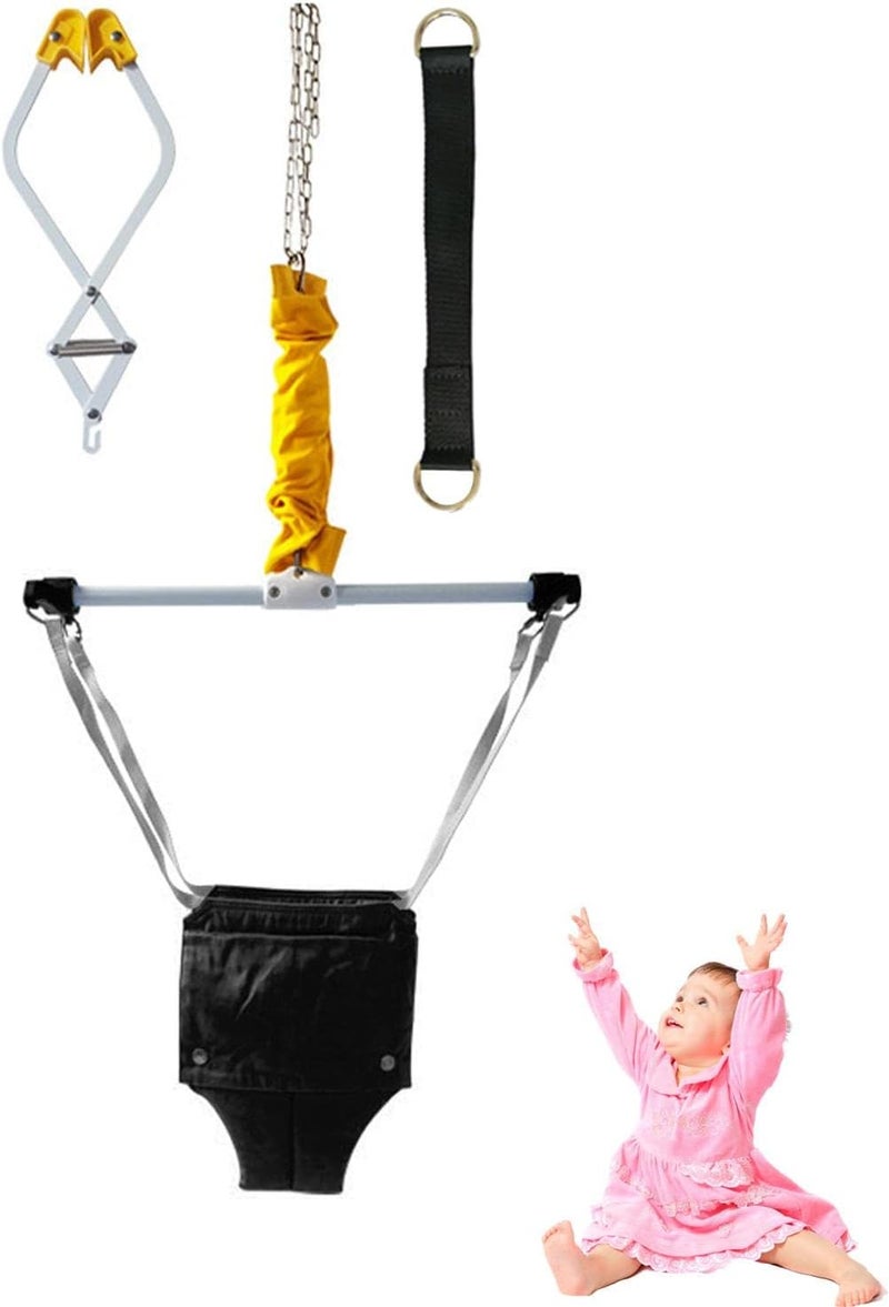 ويوبلز جهاز قفز الباب - جهاز تمارين للأطفال الرضع، جهاز قفز متأرجح للأطفال، جهاز قفز باب للأطفال الرضع من عمر 6 إلى 24 شهرًا، للأطفال الصغار، والرضع - Image 5